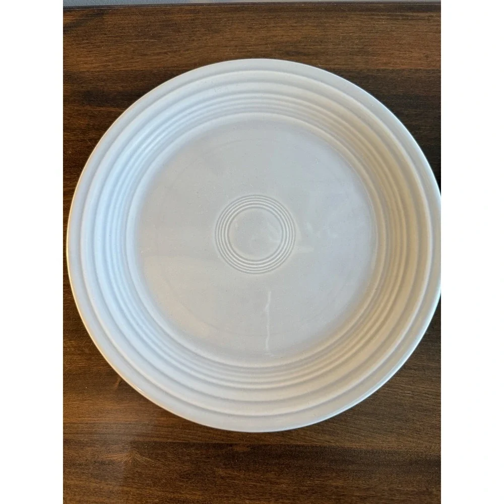 Set Of 2 Vintage Gray Fiestaware 9 1/2